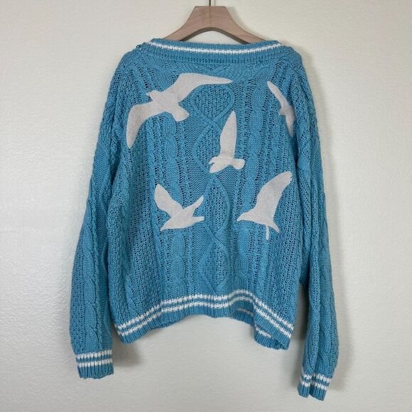 Taylor Swift Preppy Oversized Taylor's Version 1989 Cardigan Sweater Size XS/S - Picture 9 of 17